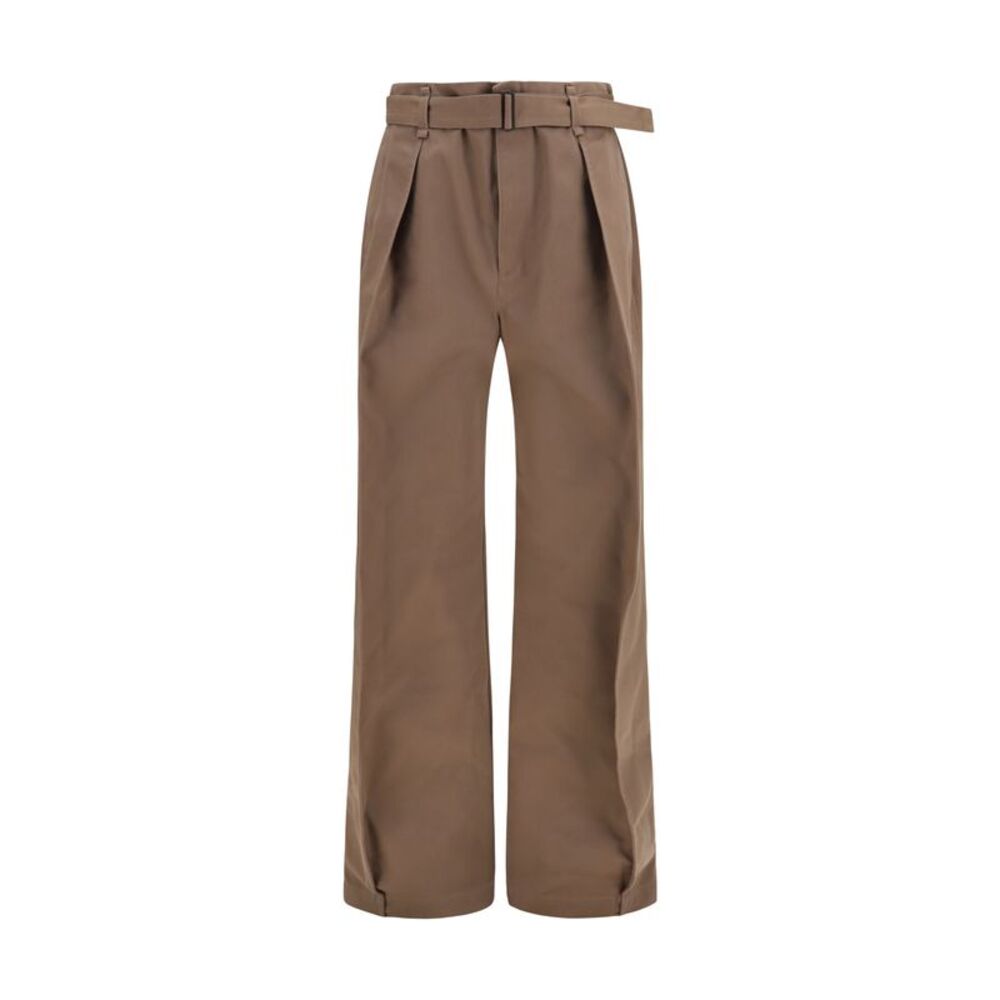 Lemaire Women Rounded Poly-Cotton Twill Pants
